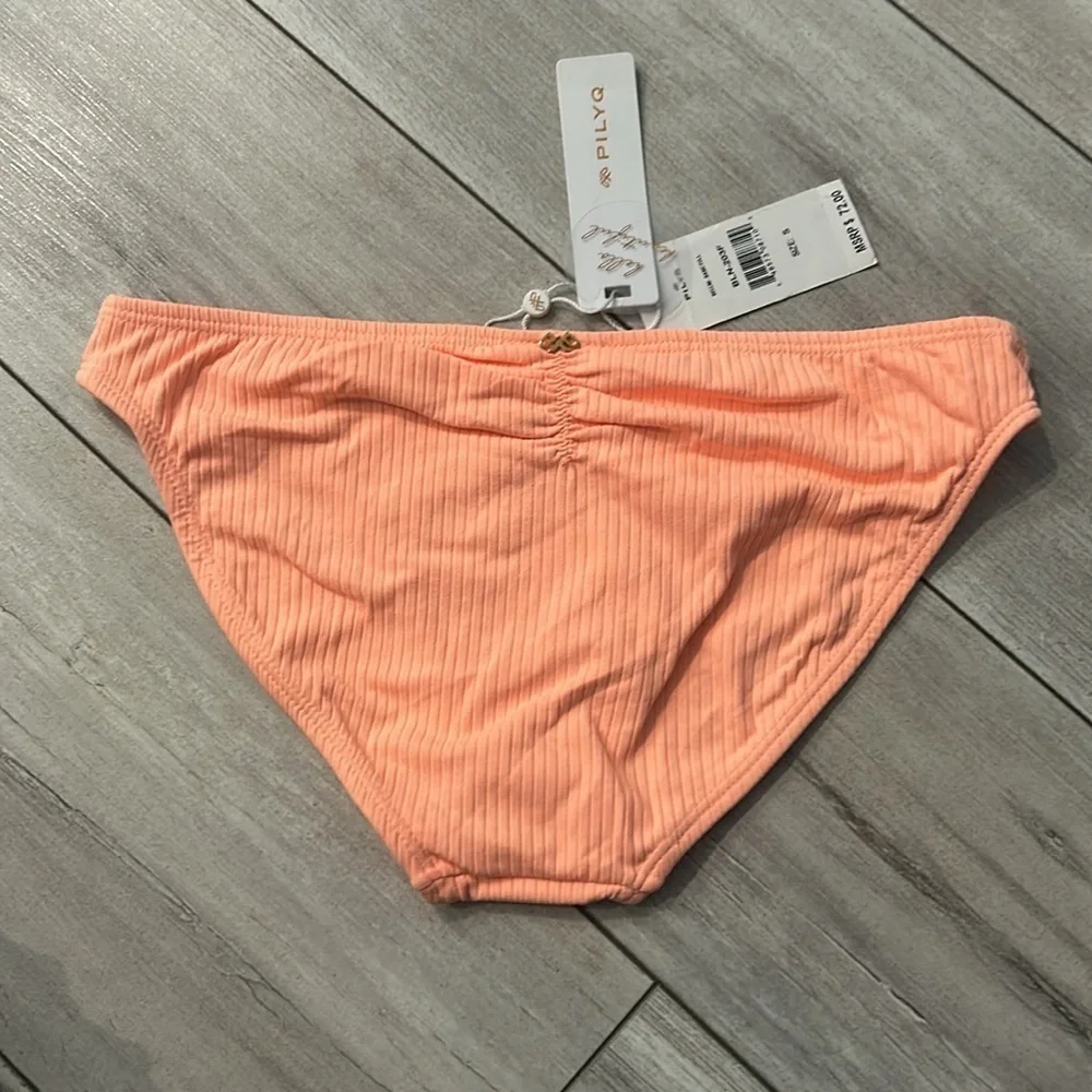 PILYQ Bellini basic full back bikini swim bottom size small